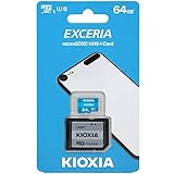 microSDXC 64GB EXCERIA 超高速UHS-I CLASS10 KIOXIA フルHD動画撮影 専用SDアダプター付 [並行輸入品]