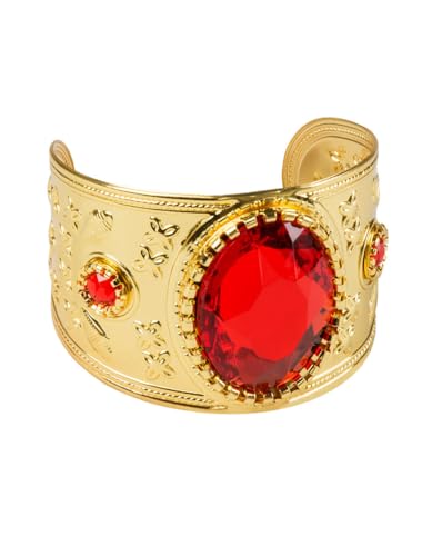Boland 64463 - Armband Garnet of the Nile, Armreif, Modeschmuck für Faschingskostüme, Karneval und Mottoparty
