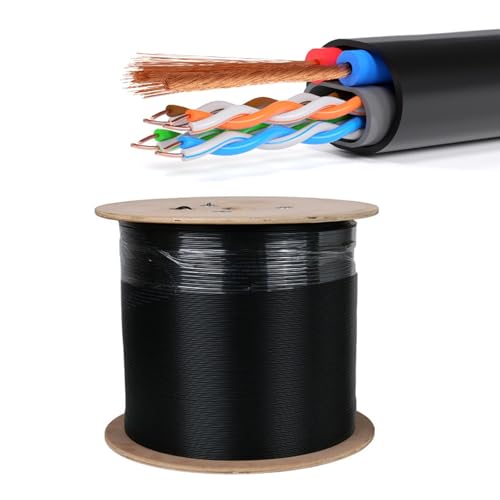 Cable de vigilancia exterior blindado antiinterferencias y resistente al agua