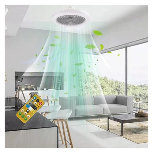 Ventilador de techo invisible de frecuencia variable con mando y temporizador 5