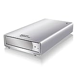 Sans Digital MobileSTOR 1 Bay SATA to USB 3.0/eSATA/1394b Single Bay Enclosure with Removable Tray (MS1CT+),Silver