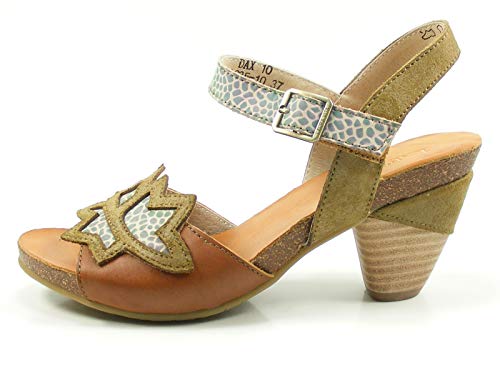 Laura Vita SL235-10 DAX 10 Schuhe Damen Sandalen Sandaletten, Größe:41 EU, Farbe:Braun