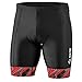 SLS3 Triathlon Shorts Mens - Tri Short Mens - Men Tri Shorts - 4 Pocket Tri Short - Black - FRT - 8" Triathlete Shorts for Men - Designed by Athletes for Athletes