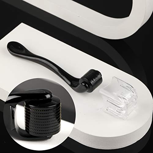 uLab Ultimate Gorilla Beard Growth Kit with Derma Roller, Beard Oil, Beard Balm and Foldable Styling Comb - Gift Set for Men For Beard Growth, Styling and Care - Contains Microneedle Titanium Roller - Image 4