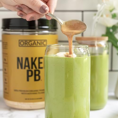 Image of Organic Powdered Peanut Butter from US Farms - Bulk, Only 1 Ingredient - Roasted Peanuts, Vegan, No Additives, Preservative Free, No Salt, No Sugar - 45 Servings