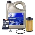 BESTPRICE 1x Ölfilter Filter für Ölwechsel inkl. Schraube & Motoröl OPEL GM 5 L 5W-30 dexos2 Kompatibel mit ALFA ROMEO, CHEVROLET, FIAT, SUZUKI