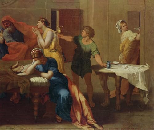 Affiche Nicolas Passing the Oil impression sur toile de style moderne pour salon 60x90cm