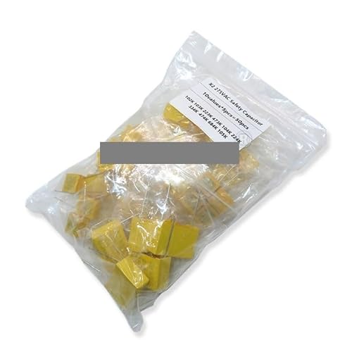 ICXLPMC 50PCS/Set 275VAC X2 Capacitor kit 10 Values*5pcs Electronic Component Package 102K-105K