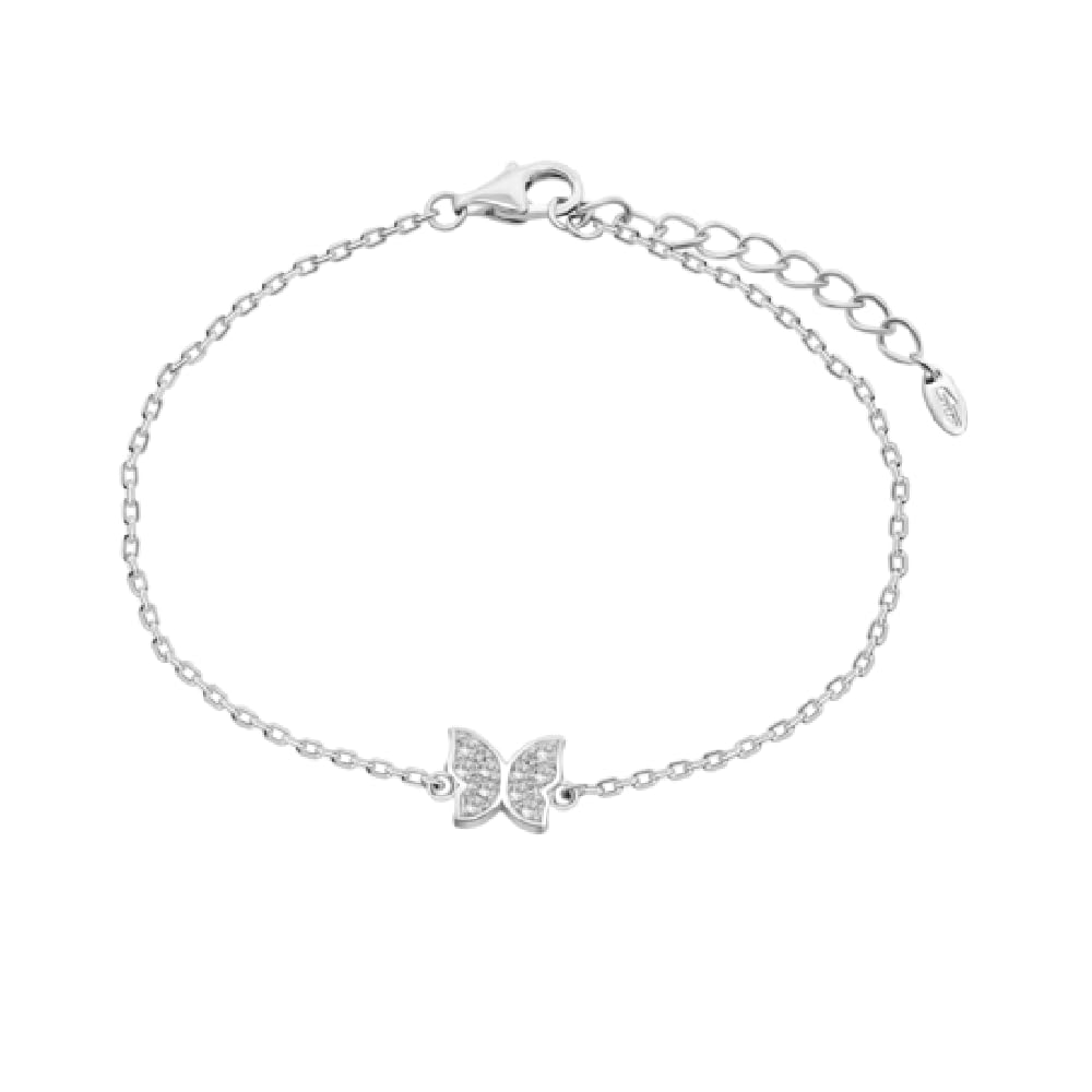 LOTUS SILVER Pulsera Plata Mujer LP3051-2/1 de Primera Ley 925 ml Mariposa | Sofisticado Brazalete con Pulido y Acabado Refinado, Ideal para Regalo de Cumpleaños, Aniversario, Ocasiones Especiales