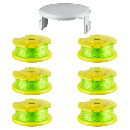 Chway 7 Pcs AC80RL3 Replacement Trimmer String Compatible for Ryobi One Plus+, 0.080