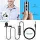Boya BY-M1S Professionelles Lavalier-Revers-Mikrofon Omnidirektionales Kondensatormikrofon für iPhone, Android, Smartphone, DSLR, Camcorder, Audio-Recorder, PC Laptop Aufnahme