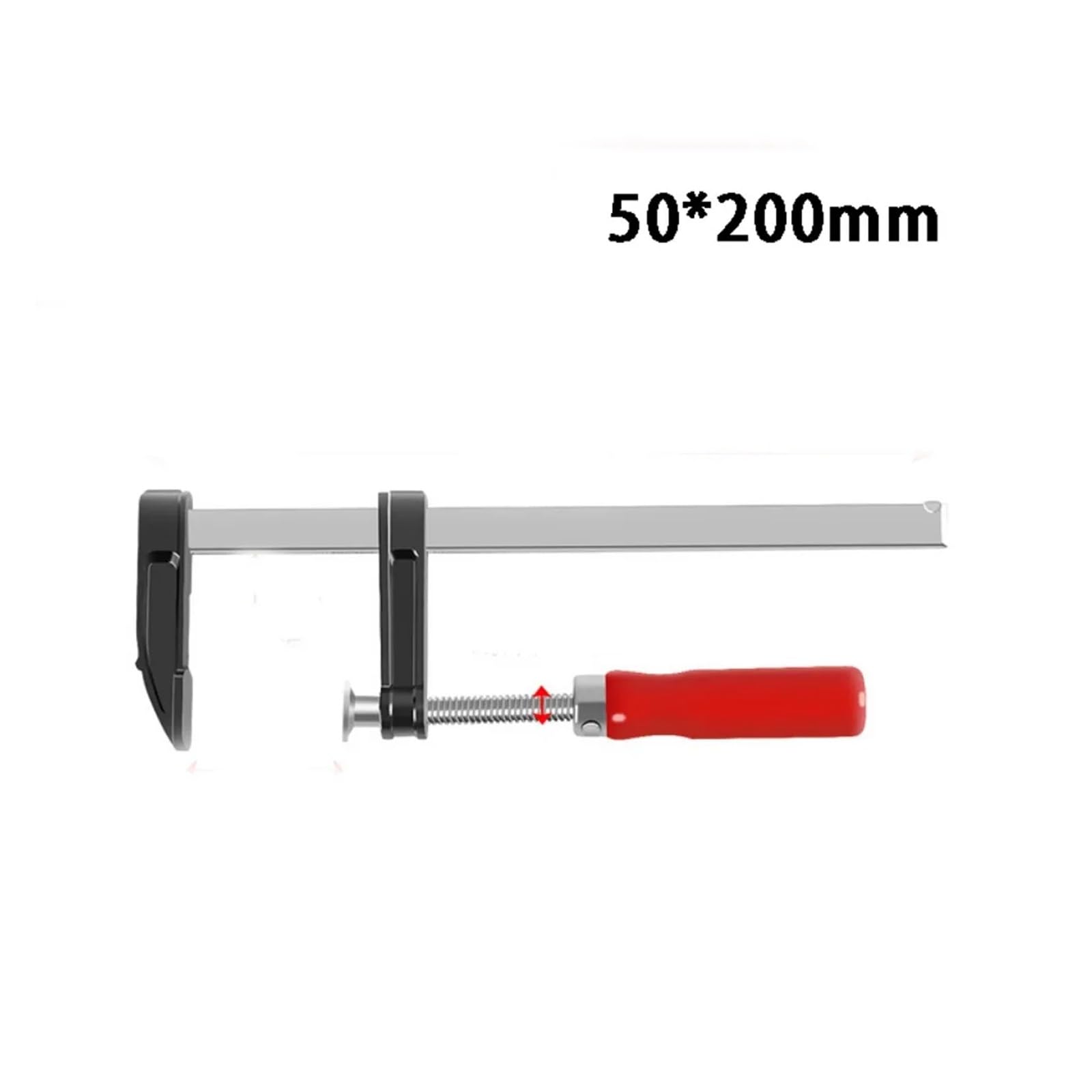 Abrazadera F de alta resistencia for carpintería, accesorio carpintero, abrazadera Clip barra, herramienta manual bricolaje, abrazaderas Hardware, sujeción madera(200mm)