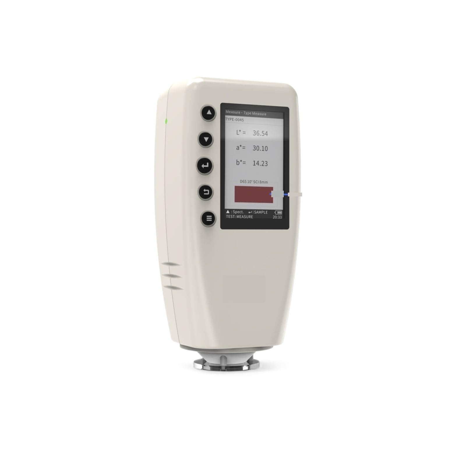 Mining One Color Spectrometer Switchable 4Mm 8Mm Caliber Wr18 Color Meter Handheld Difference Analyzer For Vegetable Meat Checking Colorimeter