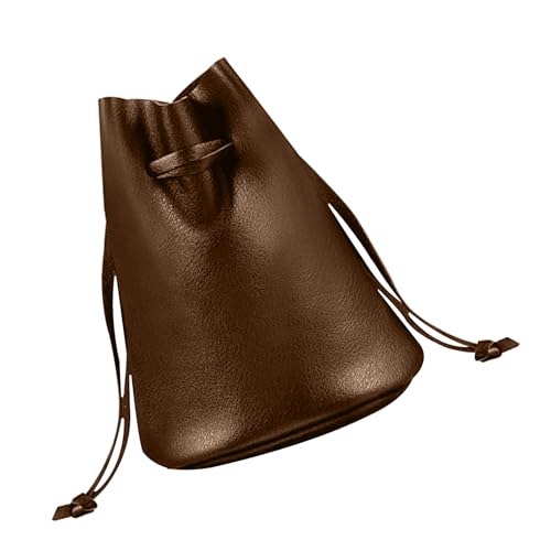 Bolsa pequeña con cordón - Bolsa de cuero negro | Bolsas transparentes de cuero PU para caramelos, bolsa de monedas para mujer, cordón para dados, piedras, piezas pequeñas, lente