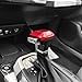 YOUTOOCAR Gear Cover ABS Auto Shift Gear Cover Car Knob Gear Stick Protector Compatible with Kia Sorento 24-25 Kia Carnival 25 Kia K4 25 Kia K5 25 Kia Sportage 26 Accessories (Red)