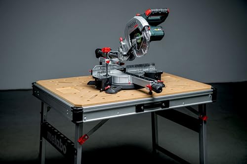 Table multifonctions Metabo MWB 100 établi de chantier pliant réglable en hauteur - 6