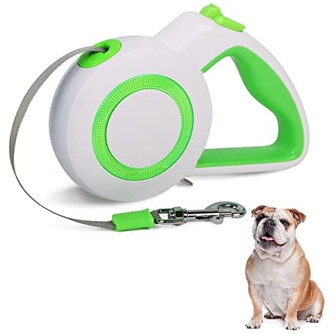 Correa Retráctil Kaket para Perros y Gatos Pequeños y Medianos (Blanco) Cover