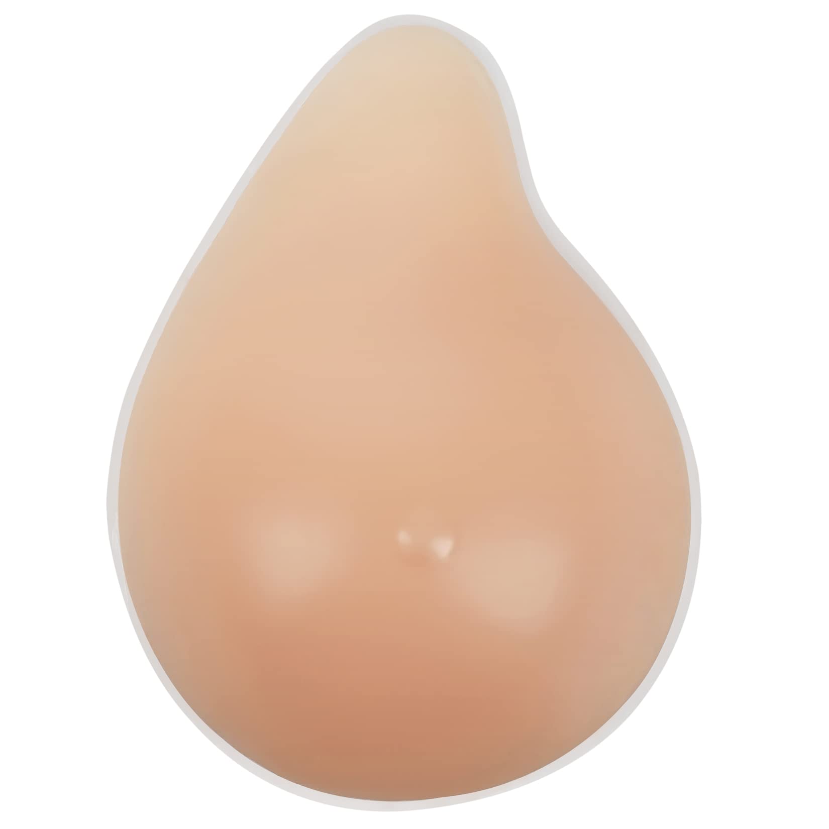 IVITA One Pair Asymmetrical Shape Silicone Breast Form for Crossdresser Mastectomy Prosthesis