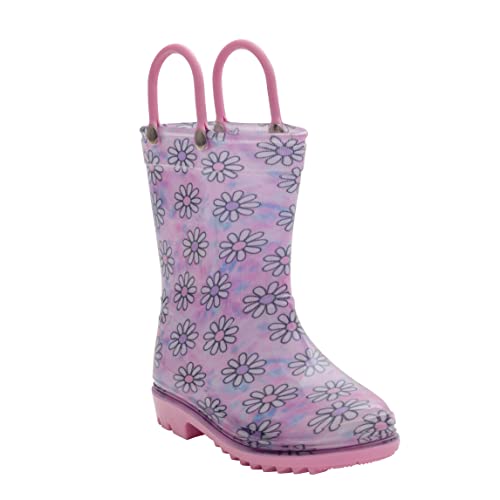 Capelli New York Toddler Girls Rain Boots, Multi Combo, Size 102