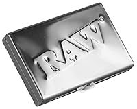 Algopix Similar Product 20 - Raw Stainless Steel Rolling Paper Tin 