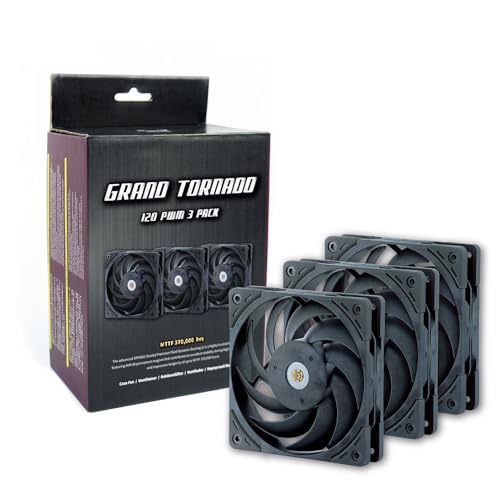 Ventilateur de boîtier 120mm Scythe Grand Tornado PWM 3000 tr/min roulement magnétique LCP x3