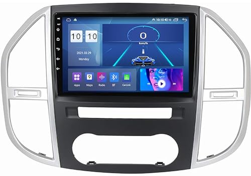Radio de coche Android 12 con pantalla de 9 pulgadas para B-ENZ Vito 3 W447