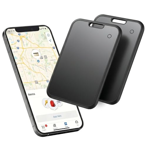 Image of 2 Pack Wallet Tracker Card[Apple MFi Certified] Work with Find My(iOS Only)