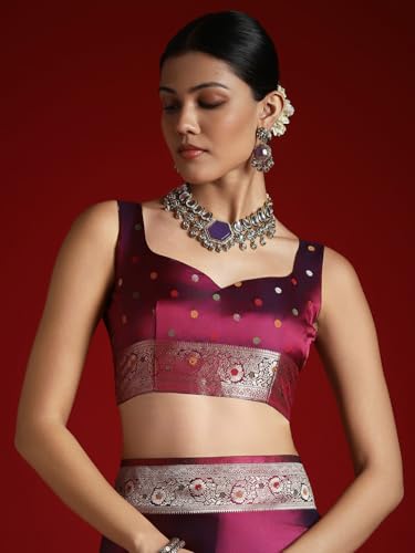 AKHILAM kanjivaram silk saree in soft silk – image 7