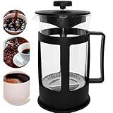 Cafeteira Prensa Francesa Premium, 350ml, Com Sistema de Filtragem Avançado, Resistente a Temperaturas de -20°C até 180°C, Com Haste e Alça Ergonômica