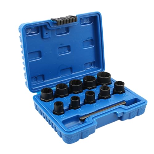 Extracteur de boulons hexagonaux universel 11 pièces robuste pour extraction facile