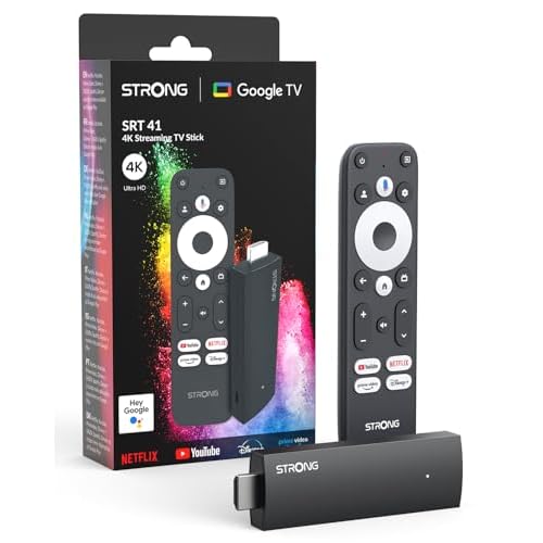 Strong SRT41 | TV Stick | 4K UHD | HDMI | Google TV