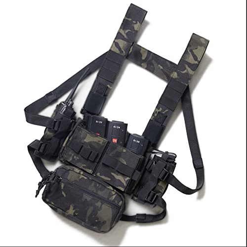 Ibex+ Tactical Vest, Combat Training Vest For Shooting, Hunting, Camping & Adventure Sports. Fully Modular, Ultra-Light, Breathable And Adjustable Outdoor Chest Rig. #TOP4