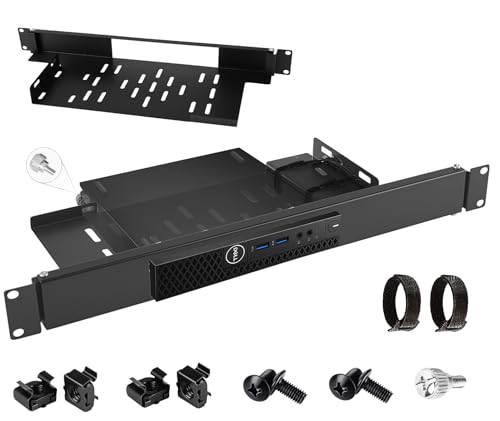 Dell OptiPlex�}�C�N���t�H�[���t�@�N�^�[�P�[�X�p�~�j���b�N�}�E���g 1U �w�r�[�f���[�e�B �q���W�t���T�[�o�[���b�N�V�F���t ��˂��˂��t�� �����x�X�`�[�� Dell Mini PC���b�N�}�E���g 19�C���`�L���r�l�b�g�܂��̓��b�N�p