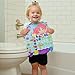 PUTSKA Potty Training Reward Chart for Girls with 35 Reusable Stickers – Potty Chart for Toddlers Girls - Reward Chart for Kids for Toilet Success - Mermaid