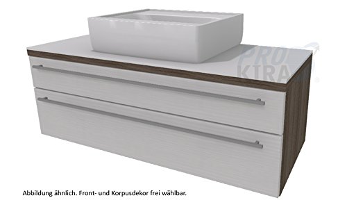 Puris Kera Trends Waschtisch + Unterschrank (SETRA1201), Weiß, 120 cm - 4056035024180 Puris Kera Trends Waschtisch + Unterschrank (SETRA1201), Weiß, 120 cm