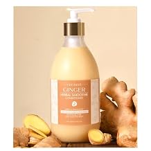 Yanibest Natural Ginger Shot Smoothie Conditioner, Organic Herbaceous Plants for Shiny, Soft, Frizz Free and No Tangles, Healthy for All Hair Types