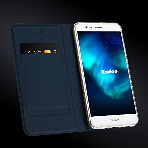 Radoo Cover Huawei P10 Lite, Slim-Fit Folio