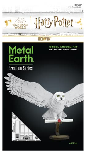 Metal Earth Premium Series Harry Potter Hedwig 3D Metal Model Kit Fascinations - Image 6