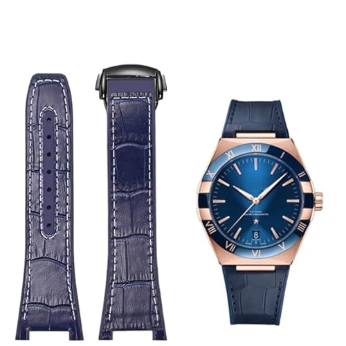 Bracelet montre Omega Constellation Double Eagle anti-sueur en caoutchouc