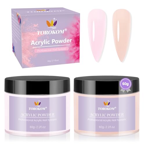 TOROKOM 120g Polvo acrílico - polvo acrílico para uñas Aplicación acrílica para uñas Extensión para uñas Manicura francesa tallado de uñas TOROKOM 120g Polvo acrílico - polvo acrílico para uñas Aplicación acrílica para uñas Extensión para uñas Manicura francesa tallado de uñas