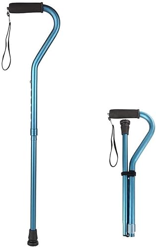 NTALJC Bengala, Bengala Dobrável, Bengala Portátil De 3 Seções, Bengala Dobrável Ajustável E Espessa para Idosos