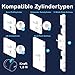 tedee Lock GO, smartes Türschloss, einfach nachrüstbar, ohne Zylindertausch, Steuerung via...