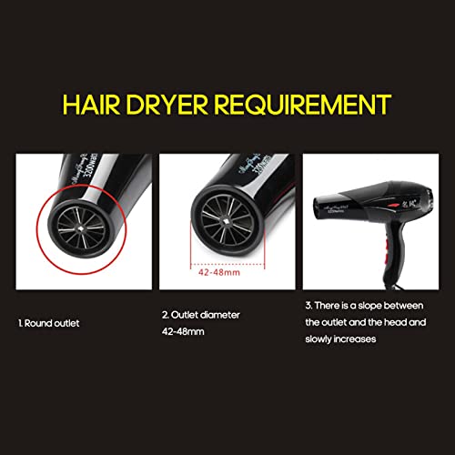 Wemay Secador de cabelo Secador de cabelo Difusor de vento Secador de cabelo Bocal de vento Ferramen