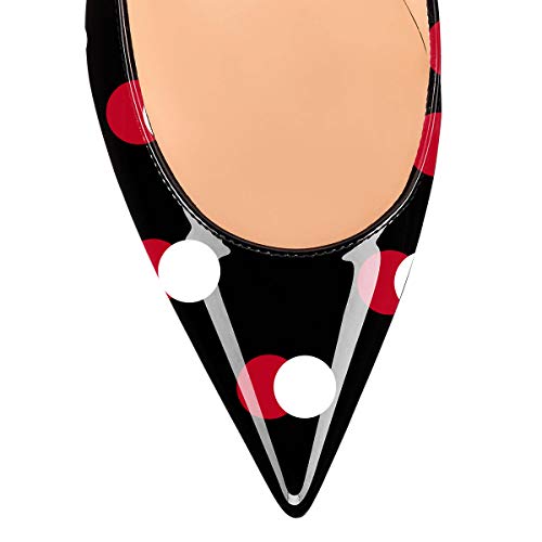 XYD Women Formal Closed Pointy Toe Pumps Slip On High Heel Stiletto for Office Lady Daily Wearing Dress Shoes2