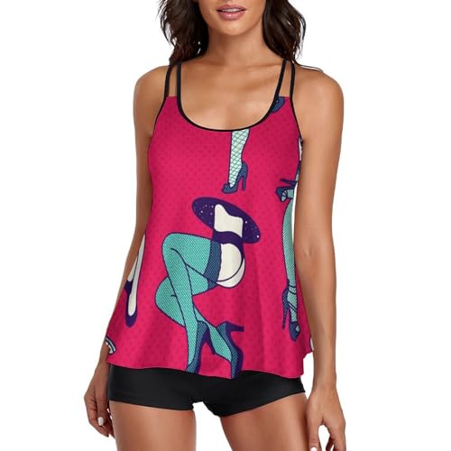 Maillot de bain tankini couvrant pour sublimer la silhouette femme