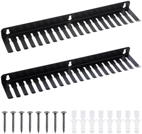 Amazon.com: 2 Pieces Wall Mountable Cable Hangers, Cable Rack With 19 ...