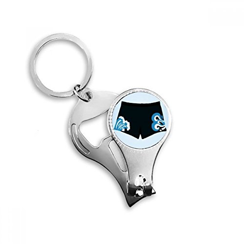 Abrebotellas Black Trunks con forma de espray para uñas, abridor de botellas para cocina y bar