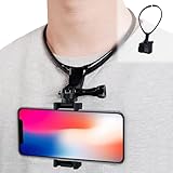 SZsic アクションカメラ・スマホ 首掛けマウント 落下防止 ネックレス式マウント GoPro用アクセサリー 釣り 主観映像 POV撮影