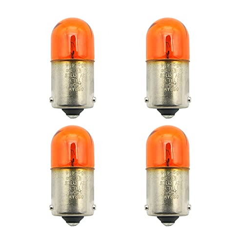 KOPPANG 12V RY10W Bulb BAU15S 5009 Amber Turn Signal Light Bulbs - Pack of 4