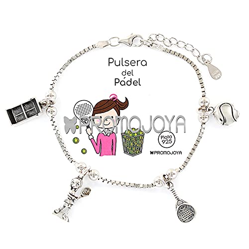 Pulseras Deportes, Aficiones, Fiestas, Plata (Padel)